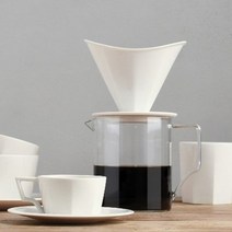 (일본) 킨토 OCT 브루어 저그 세트 감성 홈카페 캠핑용 핸드드립세트 (2size 2color), 블랙 2컵 - 400ml