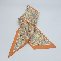 오렌지 타이스카프 남녀공용 패션아이템 패션잡화 모임룩 야외룩 여름 가을용 아이템 남친 여친 선물용으로 제격 개별파우치 포장 사은품 증정 실시 중 공항패션