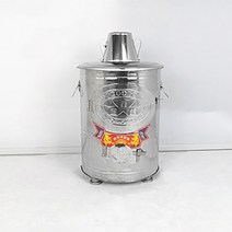 쓰레기 소각로 스텐 드럼통 소각 소형 농막 화목난로, 일반 소형 - 30cm