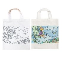 신밧드몰 컬러링 에코백 C - 잭과 콩나무