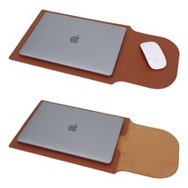 국내제작 오브리즈 노트북 가죽 파우치 맥북 에어 프로 그램 11인치 13인치 15인치, 클래식브라운