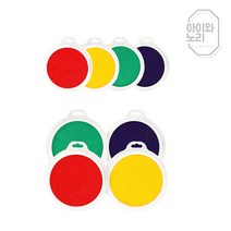 잉크패드 4종세트 모양 도장찍기 미술재료 용품 물감패드 스탬프팔레트 엄마표미술도구, 잉크패드4종세트