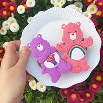 케어베어 스마트톡 휴대폰 거치대 핑거톡 그립톡, 보라