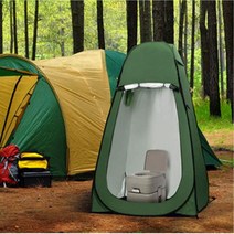 LW 간편설치 이동식 간이텐트 캠핑 낚시 샤워 탈의실, 6074 E샤워장팝업텐트 카키