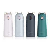 유치원물병 초등학생 원터치 보온병 유아 어린이집물통 보온보냉 텀블러 스텐, 270ml, 포레스트 그린(곰돌이)
