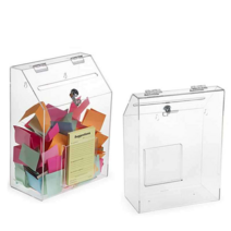 아크릴 투명여론함 벽걸이형 기부금 상자 편지 우편함