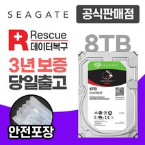 씨게이트 NAS 서버 하드디스크 HDD, 선택하세요, 8TB