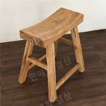 고재스툴 고재 통나무 레트로 우드 카페 느릅나무, 높이40cm가로40cm폭19cm a