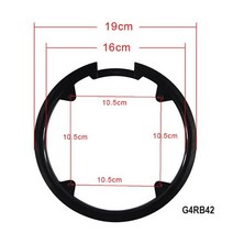 mtb 도로 자전거 스프로킷 보호 크랭크 셋 크랭크 가드 보호대 자전거 체인 휠 링 보호 커버 사이클링 액세서리, g4rb42