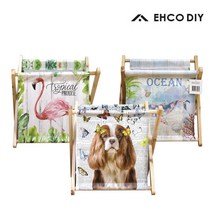 에코상사 다용도 캠핑 우드 햄퍼 바구니, M, 오아시스