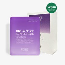 BONAJOUR 비건 부활초 마스크팩 12매 BIO ACTIVE AMPOULE MASK, none, none
