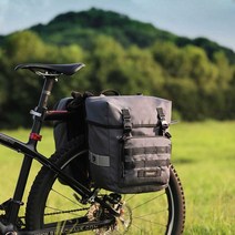 자전거새들백 사이클링 캐리어 방수 대용량 투어 가방, 블랙 바이시클 더블 카멜백 35L