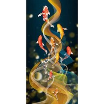 보석 160종류의 보석십자수 행운 금전 상징 그림, 121 C금C전운 보석C십자수11 40x80