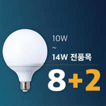 삼영전기 LED 볼 전구 E26, 10개, 주광색(하얀빛), [1등급]12W-숏타입