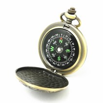 나침반 서바이벌키트 패러글라이딩장비 pocket compass watch 황동 관광 내비게이터 for forest 사냥 관광 야외 군사 생존 키트 캠핑 하이킹 장비, 남쪽