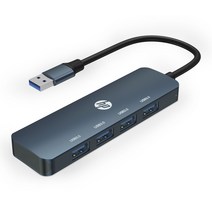 HP 4 인 1 USB허브 블루, CT100