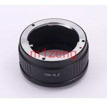 OM-nikz 마운트 어댑터 링 올림푸스 OM 렌즈부터 니콘 Z Z6 Z7 z50 까지 미러리스 카메라 바디까지, 한개옵션0