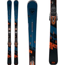 rossignol react 6 carbon 남성용 스키 xpress 11 gw 바인딩 블랙오렌지, 177