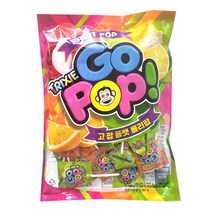고팝 플랫 롤리팝 450g x 10개입 1박스 과일 캔디 사탕 막대 맛 풍선껌 아이간식 유치원간식 사무실간식 수입과자, 1, 본상품선택