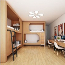 학생 군인 회사원 키즈 일룸 기숙사 원룸 이층 침대 철철, 1.2 원목