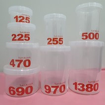 플라스틱 원형 휴대용 시리얼 샐러드 과일 그릭요거트용기 도시락통 밀폐용기 다이어트 직장인 런치박스, 1호