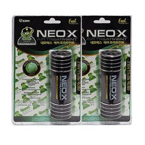 산도깨비 네오엑스 1+1 산도깨비방향제 산도깨비네오엑스 차량용방향제, 네오엑스/블랙, 2개