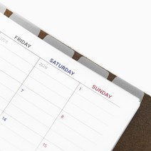 플랜커스 바인더 인덱스 세로형 A5 20공 6공, 6공타공