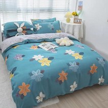 퀸 침구커버 이불 침대패드 베개 커버 4종 세트이불 이불세트 극세사이불 호텔이불 침구세트 호텔침구 극세사이불세트 알레르망침구세트 차렵이불세트 알레르망 체크먼지없는이불세트 순면호텔이불세트 이불세트SS 이불베개세트 테디유니콘이불세트, 백일홍 본상품선택