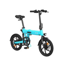 장거리 전기자전거 가성비 전동바이크 충전 탈부착 배터리 Himo z16 250w 미니 cst 타이어 휴대용 야외 승마 도시공원 최대 하중 100kg 257, 파란색