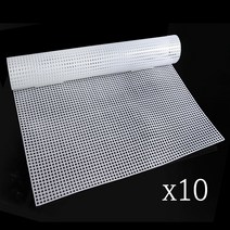 퀼트여왕 메쉬보드 가방 옆판&바닥재, 반투명 화이트 10p, 10개
