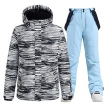 이월스키복 여성스키복 새로운 패션 여성의 얼음 눈 정장 착용 방수 겨울 야외 의상 보드