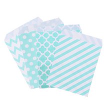플라워박스 꽃상자 장미곰돌이25/50pcs 혼합 스타일 종이 가방 웨딩 파티 호의 쿠키 캔디 선물 식품 포장, 08 teal_02 50pcs