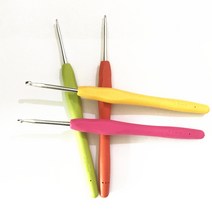 공구세트 수제 도구 diy 입문용 대나무손잡이 골드 코바늘 풀세트 레드 인형 핸드, 3.0MM