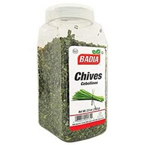 2.5 oz Bottle Chives Dehydrated Dried Chopped / Cebollinos Kosher, 1
