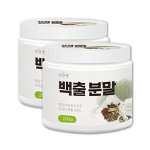 백출가루 분말 삽주뿌리 창출 삽주차 백출차 100프로 국내산 2통
