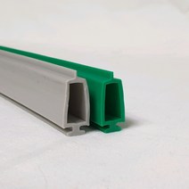 강화도어 유리문 손낌방지 손보호대 고무만, A-100, 회색, 2100mm