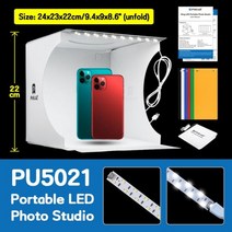 포토박스 배경 셀프 라이트 부스 스튜디오 led Puluz-미니 사진 박스 3 모델 LED 조명 소프트 키트 CR2032 3V 버튼 셀141510, PU5021