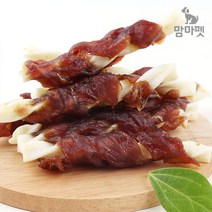 맘마펫 맛난 애견 수제간식 오리 대구껌롤 250g-OP
