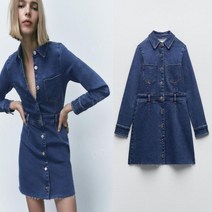 자라 가을 데님원피스 ZARA
