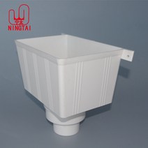 지붕 물받이 처마 수로관 홈통 파이프 사각 입 깔때기 사각 배수관 이음쇠 물 양동이, 귀 없는 빗물통 200개