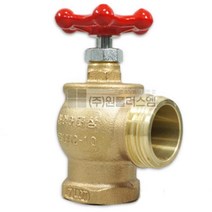 국산 국가 검정품 소화전내 소방 앵글밸브 40A 소방호스용, 1개