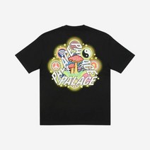 팔라스 번 5G 티셔츠 블랙 22FW Palace Bun TShirt Black