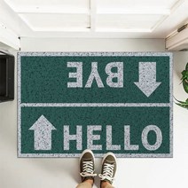 현관 코일 매트 발매트 피로방지 웰컴 어서오세요 욕실 카페 매장 가게 발판 상가, G, 60x90센티미터
