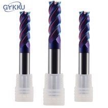 각끌기 목공기계 GYKKU-4 플루트 HRC65 엔드밀 카바이드 합금 텅스텐 스틸 밀링 커터 CNC 기계 커팅 툴, 35 20x45x20Dx100L_01 1Pcs