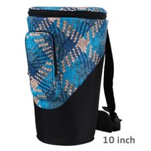 djembe 가방 튼튼한 어깨 끈 고품질 및 내구성 아프리카 드럼 가방 삼중 구조 1012 인치, 10인치