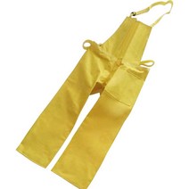 Kelendle 트리머 안전 챕스 포켓 조절 가능한 스트랩 제초 앞치마 옐로우, Yellow