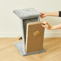 한층뚝딱 멀티 캣타워 그레이 스크래쳐 리필, 단품