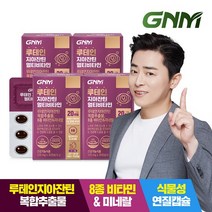 [KT알파쇼핑]GNM 루테인 지아잔틴 멀티비타민 4박스 / 눈건강 비타민 D B E 비오틴 아연, 상세페이지참조