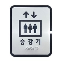 +[시둥마켓]+_승강기점자표찰 고급형 둥근모서리 표지판 스티커 전자판 엘리베이터판 안내판+[Sidoong], 승강기
