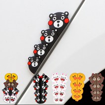 크래프트센터 차량용 캐릭터 문콕방지 도어가드 세트 문쾅방지 기스 긁힘 찍힘 방지, 토끼